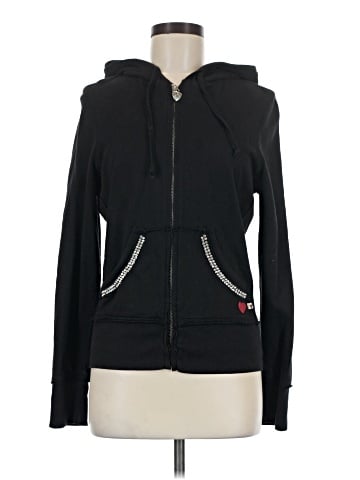Twisted Heart Zip Up Hoodie (view 1)