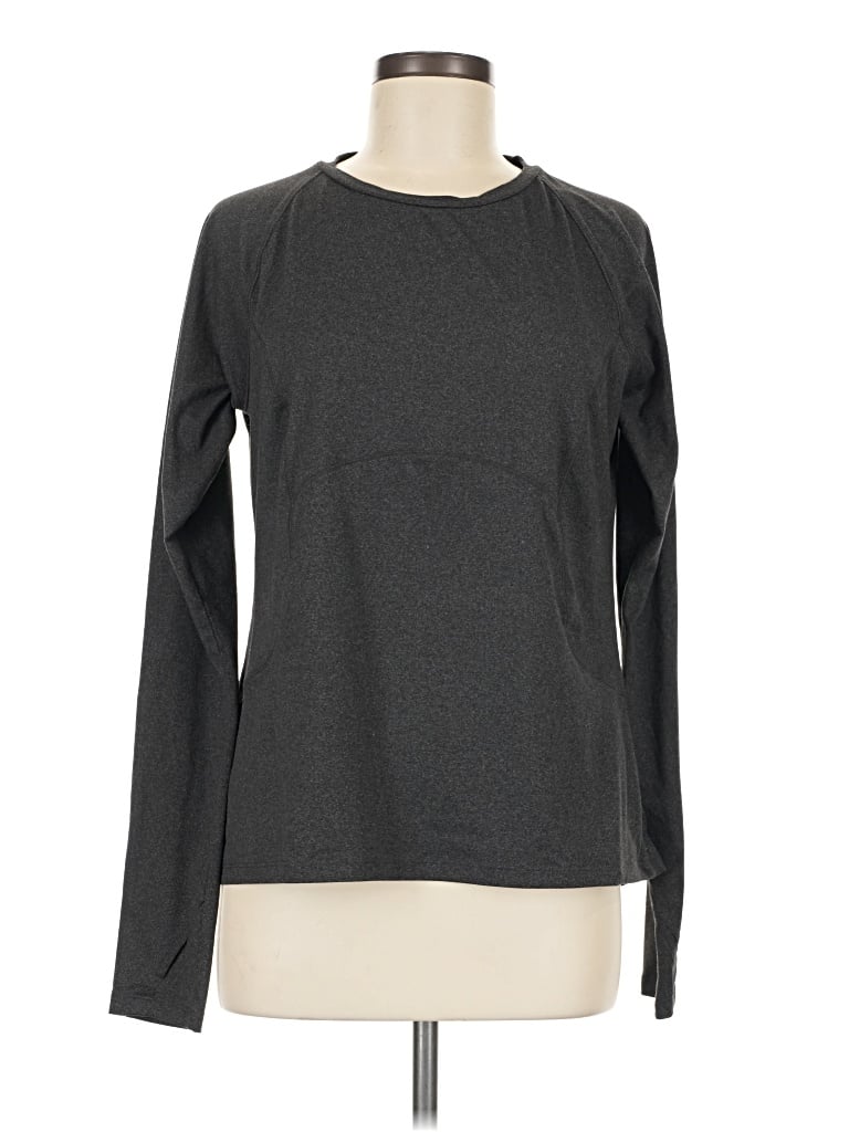 Pre-owned Spyder Long Sleeve T-shirt In Gray