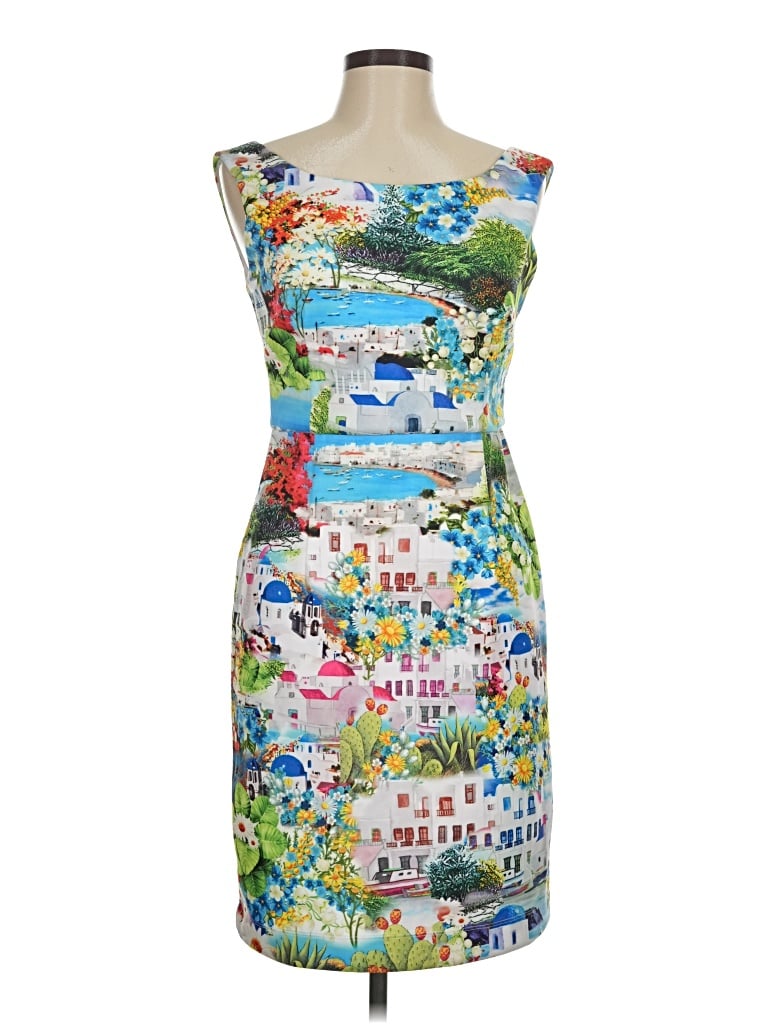 Pre-owned Boston Proper Cocktail Dress In Blue