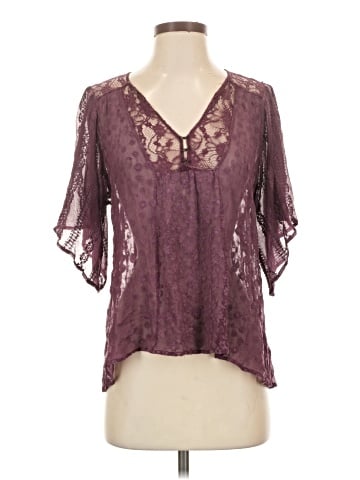 Ella Moss Short Sleeve Silk Top (view 1)