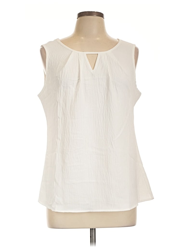 Pre-owned Blooming Jelly Sleeveless Blouse In Ivory