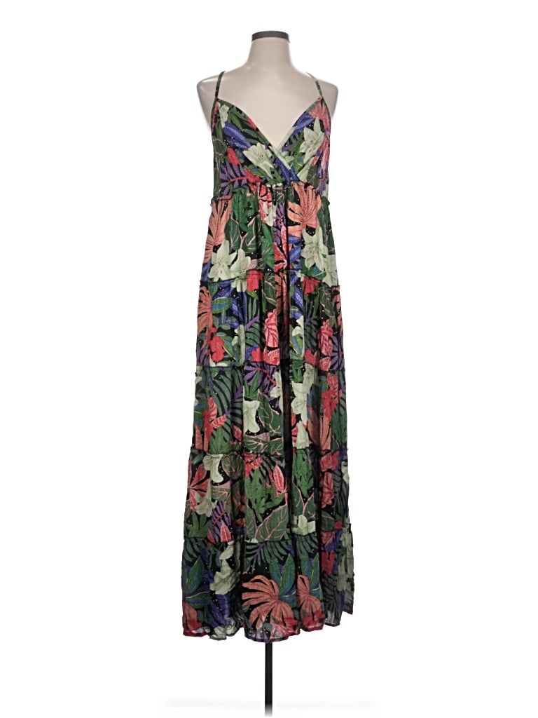 Pre-owned Angie Casual Dress In Green