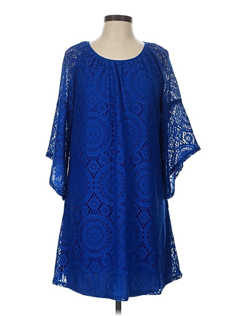 Pre-owned Tacera Casual Dress In Blue