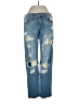 Lucky Brand Hearts Blue Jeans Size 00 - photo 1
