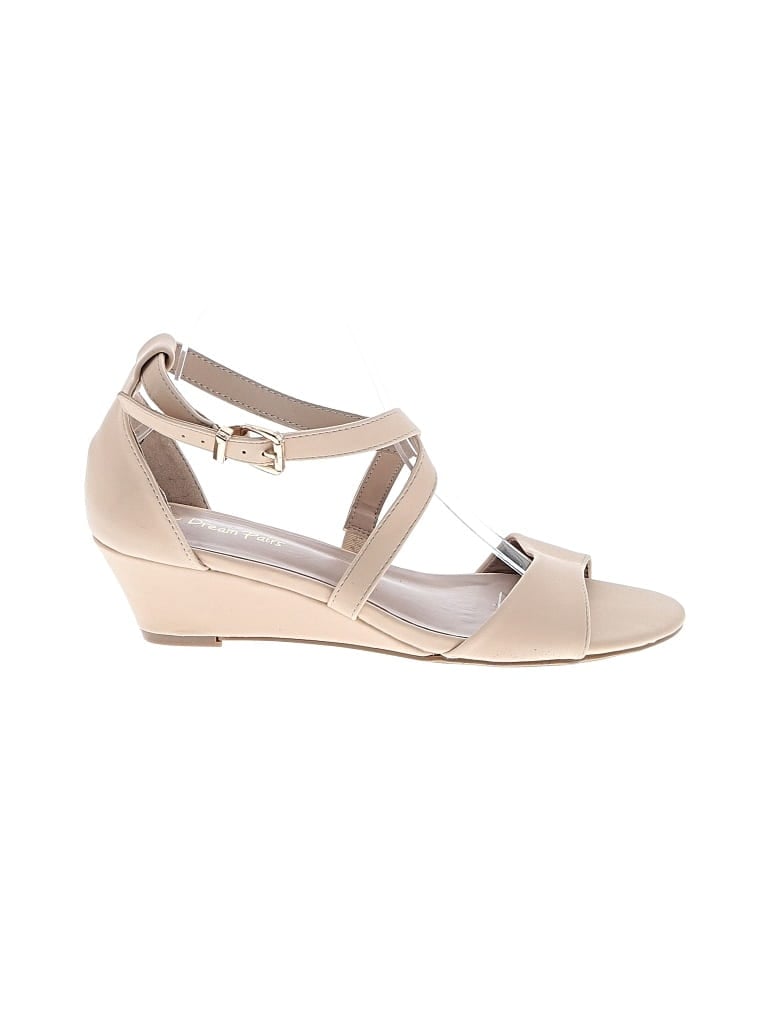 Pre-owned Dream Pairs Wedges In Ivory
