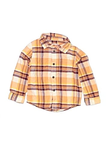 Cat & Jack Long Sleeve Button-Down Shirt (view 1)