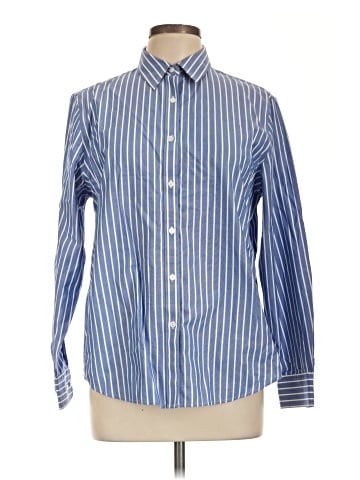 Jones New York Signature Long Sleeve Button-Down Shirt (view 1)