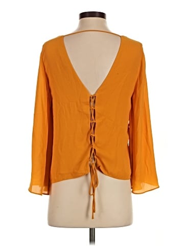 Trafaluc by Zara 3/4 Sleeve T-Shirt (view 2)