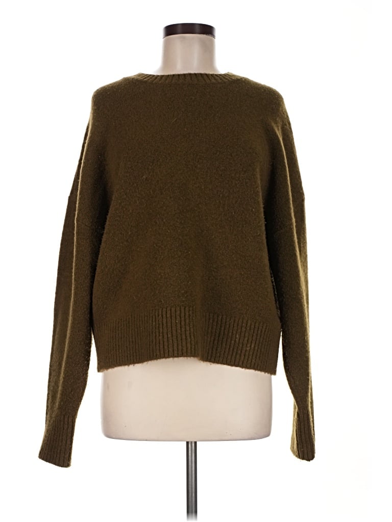 Pre-owned Zara Pullover Sweater In Brown