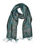 Unbranded Paisley Teal Scarf One size - photo 1