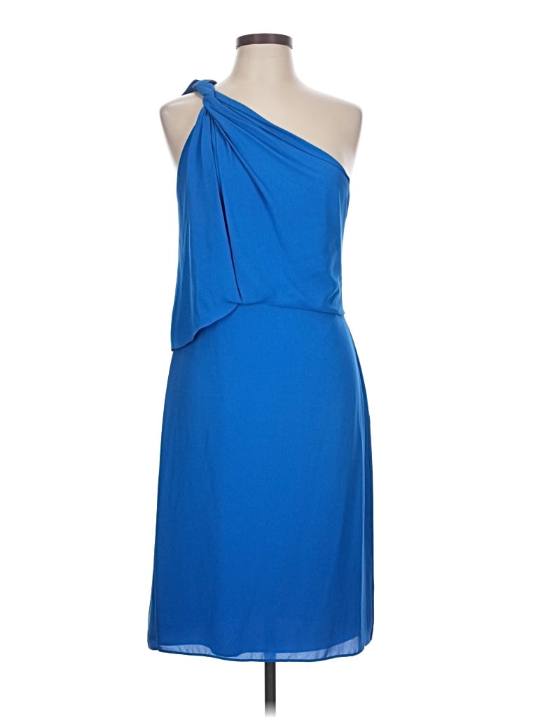 Pre-owned Halston Cocktail Dress In Blue