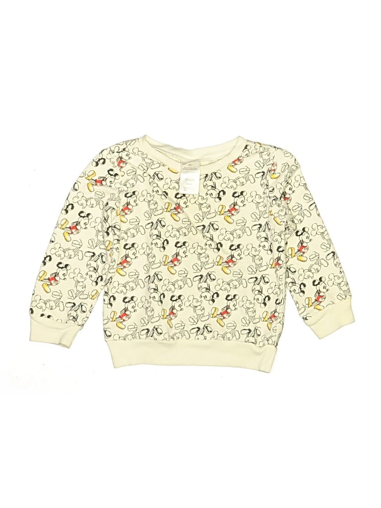 Pre-owned Disney Kids' Pullover Sweater In Ivory