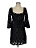 Laundry by Design Black 3/4 Sleeve Top Size S - photo 1