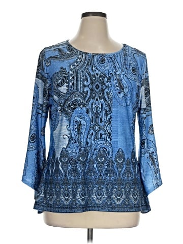 New Directions 3/4 Sleeve Blouse (view 1)