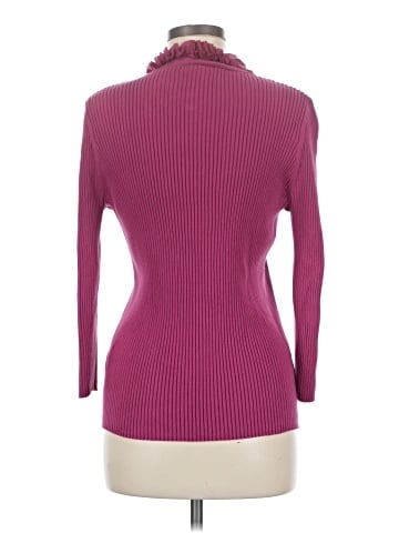 August Silk Turtleneck Sweater (view 2)