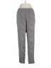 Eileen Fisher 100% Silk Chevron-herringbone Gray Silk Pants Size M - photo 1