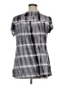 One World Gray Short Sleeve Top Size 1X - photo 2
