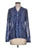 HD in Paris 100% Polyester Blue Long Sleeve Blouse Size 4 - photo 1