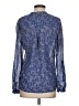 HD in Paris 100% Polyester Blue Long Sleeve Blouse Size 4 - photo 2