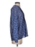 HD in Paris 100% Polyester Blue Long Sleeve Blouse Size 4 - photo 4