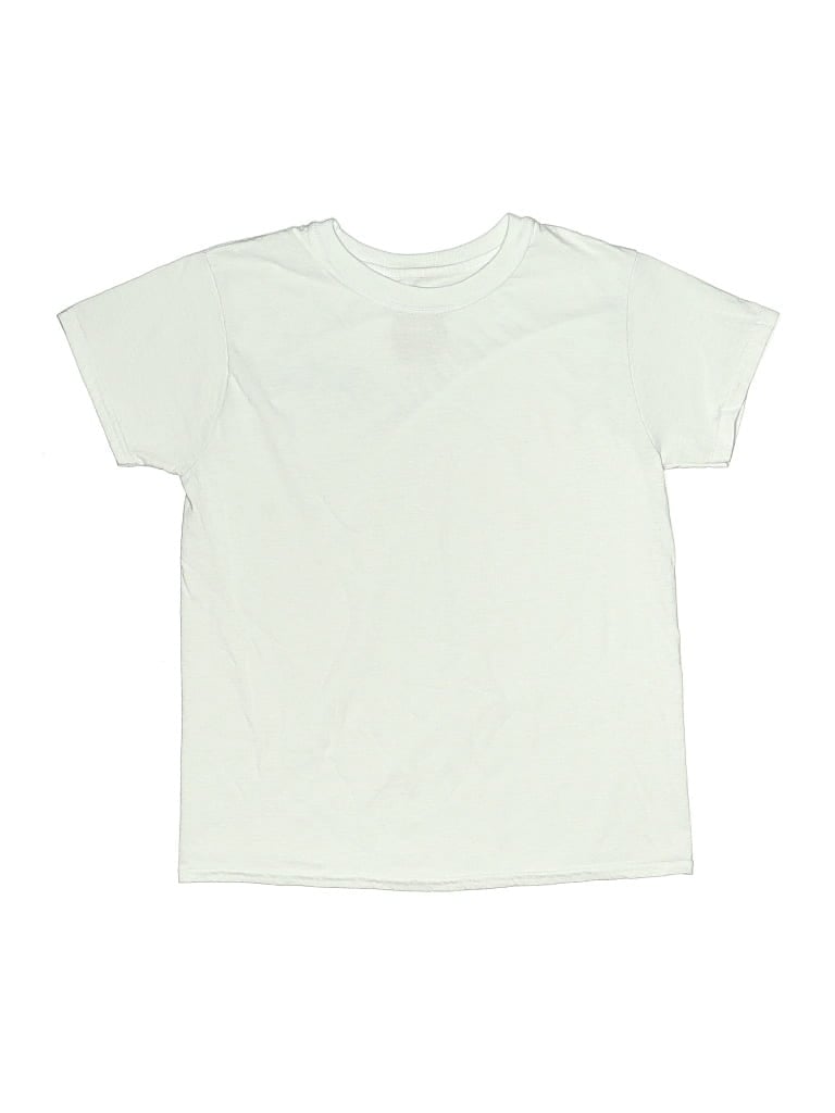 Pre-owned Hanes Kids' Short Sleeve T-shirt In Ivory