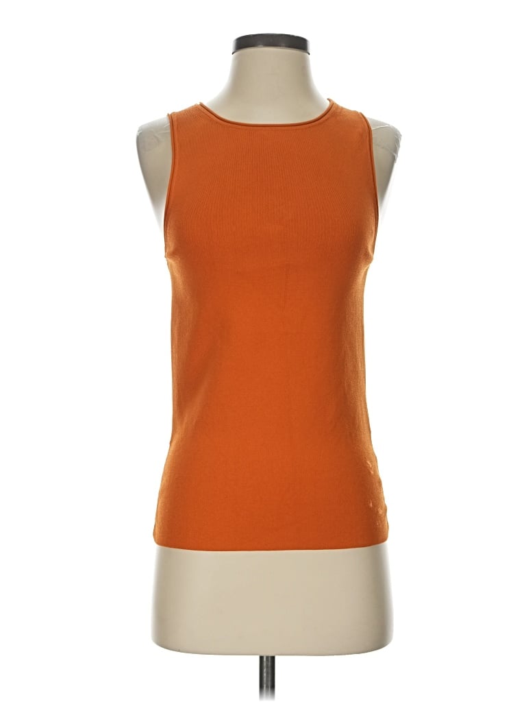 Pre-owned Cos Sweater Vest In Orange