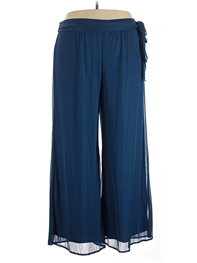 Pre-owned Onyx Nite Casual Pants In Blue