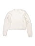 Crewcuts Outlet Solid White Pullover Sweater Size 8 - 9 - photo 1