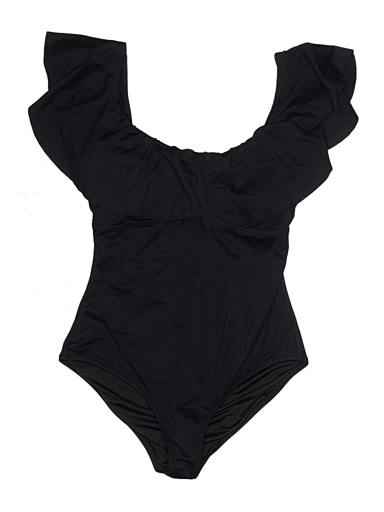 Pre-owned Eberjey One Piece Swimsuit In Black
