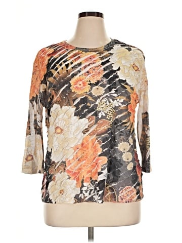 Jess & Jane 3/4 Sleeve T-Shirt (view 1)