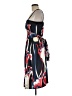 Double Zero Print Blue Cocktail Dress Size M - photo 5