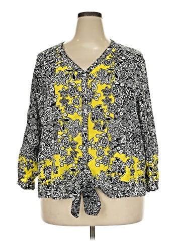 Ruby Rd. 3/4 Sleeve Blouse (view 1)