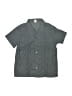 Old Navy 100% Cotton Solid Gray Short Sleeve Button-Down Shirt Size 6 - 7 - photo 1