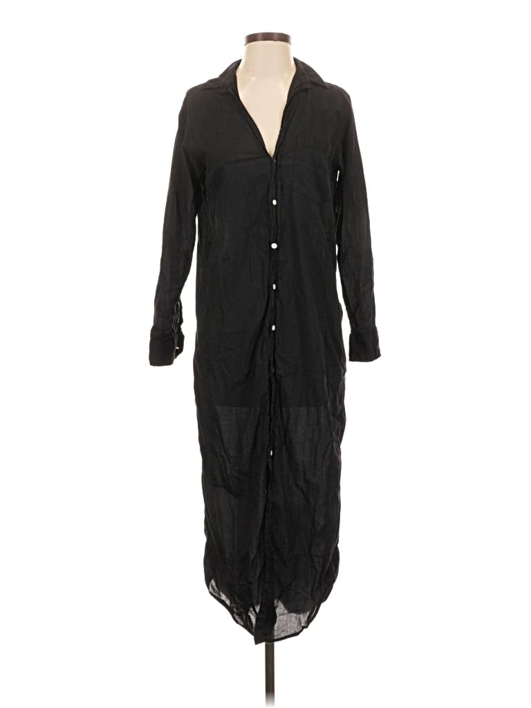 Pre-owned Frank & Eileen Casual Dress In Black