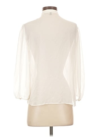 White House Black Market 3/4 Sleeve Blouse (view 2)