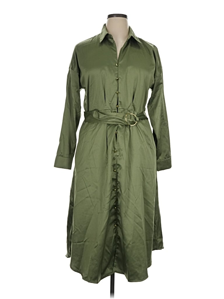 Pre-owned French Connection Casual Dress In Green