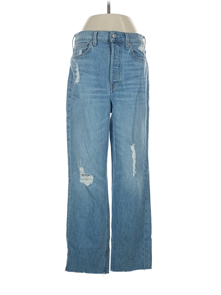 Pre-owned Frank & Eileen Jeans In Blue