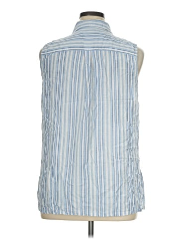Dana Buchman Sleeveless Button-Down Shirt (view 2)