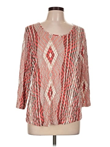 Easywear by Chico's 3/4 Sleeve T-Shirt (view 1)