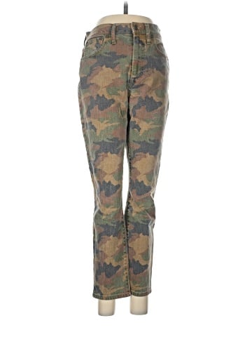 Madewell The High-Rise Slim Boyjean in Cottontail Camo (view 1)