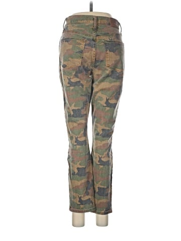 Madewell The High-Rise Slim Boyjean in Cottontail Camo (view 2)