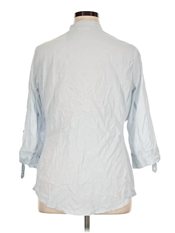 Ci Sono 3/4 Sleeve Button-Down Shirt (view 2)