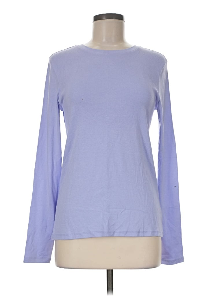 Pre-owned Member's Mark Long Sleeve T-shirt In Blue