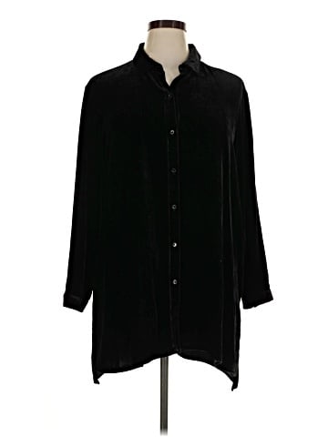 Eileen Fisher 3/4 Sleeve Button-Down Shirt (view 1)