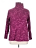 Basic Editions 100% Cotton Purple Long Sleeve Turtleneck Size 1X - photo 1