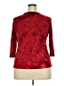 Only Nine Red 3/4 Sleeve Top Size 2X - photo 2