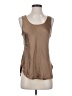 Vince. 100% Silk Tan Sleeveless Top Size S - photo 1