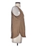 Vince. 100% Silk Tan Sleeveless Top Size S - photo 4
