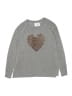Justice Hearts Silver Pullover Sweater Size 12 - photo 1
