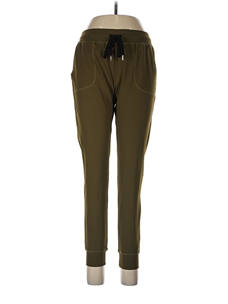 Pre-owned Zyia Active Track Pants In Green